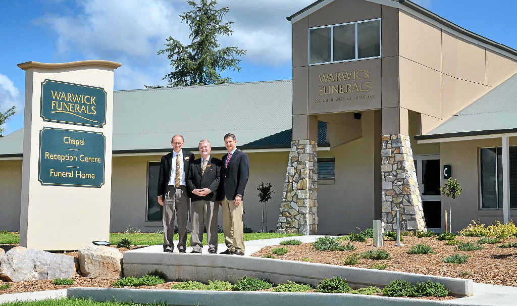 Business manager Paul Canavan, branch manager Stephen Wilson and local member Lawrence Springborg. Business manager Paul Canavan, branch manager Stephen Wilson and local member Lawrence Springborg.